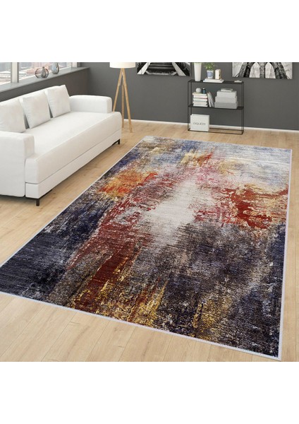 Dijital Baskı Yıkanabilir Kaymaz Taban Salon Halısı Rvg0270
