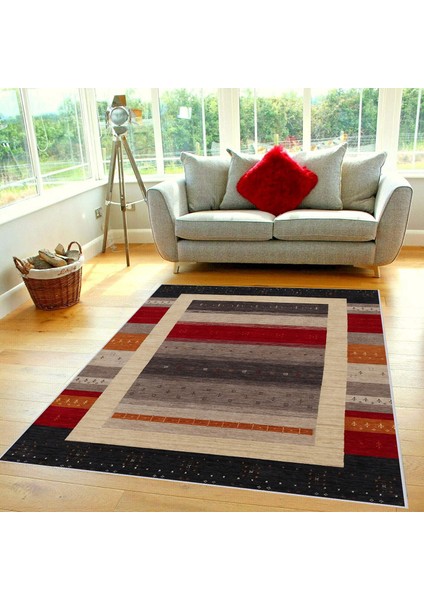 Dijital Baskı Yıkanabilir Kaymaz Taban Salon Halısı Rvg0373