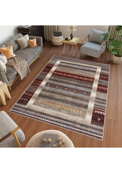Dijital Baskı Yıkanabilir Kaymaz Taban Salon Halısı Rvg0457