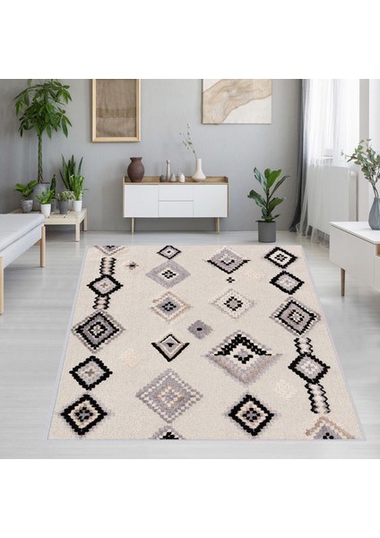 Dijital Baskı Yıkanabilir Kaymaz Taban Salon Halısı Rvg1202