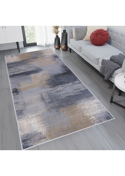 Dijital Baskı Yıkanabilir Kaymaz Taban Salon Halısı Rvg1090