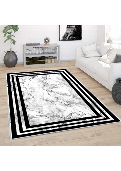 Dijital Baskı Yıkanabilir Kaymaz Taban Salon Halısı Rvg0424