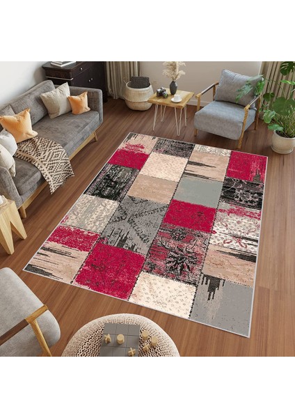 Dijital Baskı Yıkanabilir Kaymaz Taban Salon Halısı Rvg0464