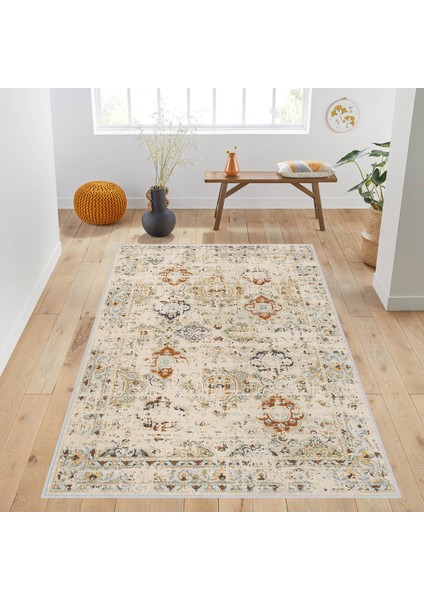 Dijital Baskı Yıkanabilir Kaymaz Taban Salon Halısı Rvg1012