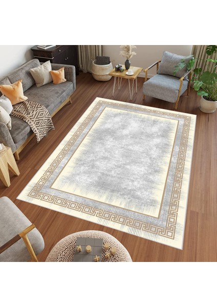 Dijital Baskı Yıkanabilir Kaymaz Taban Salon Halısı Rvg0462