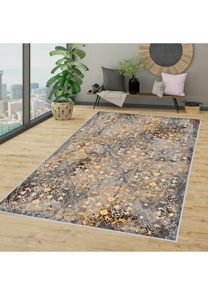 Dijital Baskı Yıkanabilir Kaymaz Taban Salon Halısı Rvg1352-Ht377
