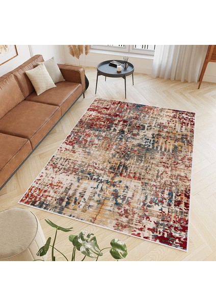 Dijital Baskı Yıkanabilir Kaymaz Taban Salon Halısı Rvg0615