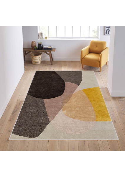 Dijital Baskı Yıkanabilir Kaymaz Taban Salon Halısı Rvg0610