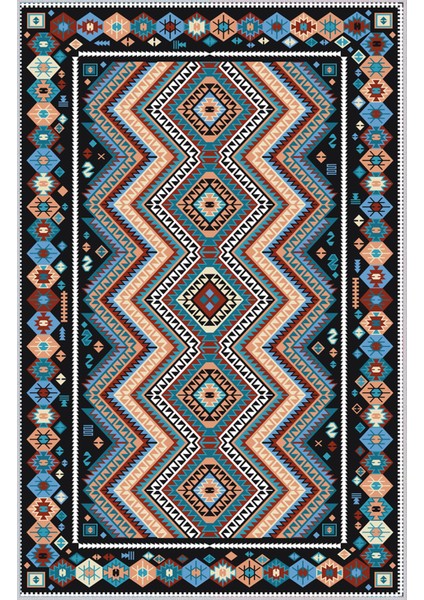 Dijital Baskı Yıkanabilir Kaymaz Taban Salon Halısı Rvg1198 fiyatları
