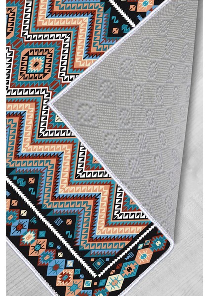 Dijital Baskı Yıkanabilir Kaymaz Taban Salon Halısı Rvg1198 modelleri