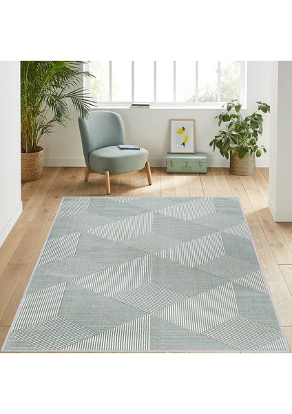 Dijital Baskı Yıkanabilir Kaymaz Taban Salon Halısı Rvg1085