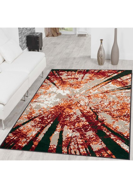 Dijital Baskı Yıkanabilir Kaymaz Taban Salon Halısı Rvg1402
