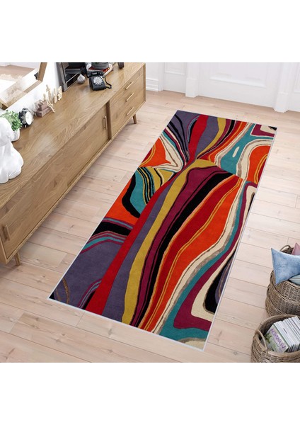 Dijital Baskı Yıkanabilir Kaymaz Taban Salon Halısı Rvg1152 fiyatları