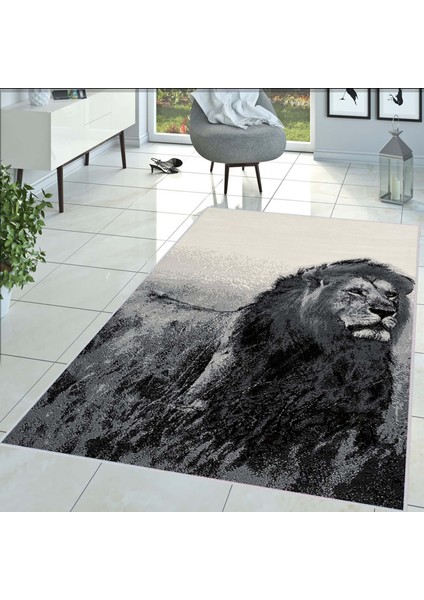 Dijital Baskı Yıkanabilir Kaymaz Taban Salon Halısı Rvg1444