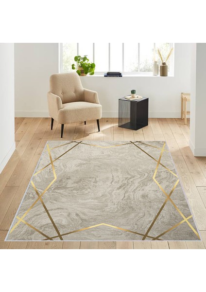 Dijital Baskı Yıkanabilir Kaymaz Taban Salon Halısı Rvg1311