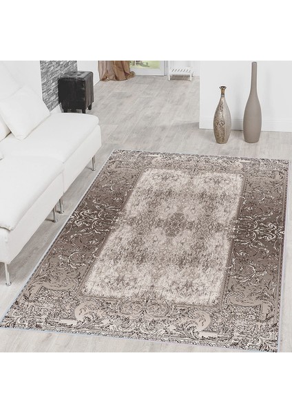 Dijital Baskı Yıkanabilir Kaymaz Taban Salon Halısı Rvg1486
