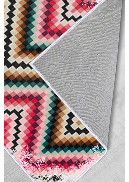 Dijital Baskı Yıkanabilir Kaymaz Taban Salon Halısı Rvg1536-Ht114