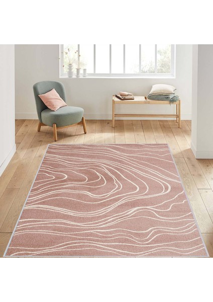 Dijital Baskı Yıkanabilir Kaymaz Taban Salon Halısı Rvg1422