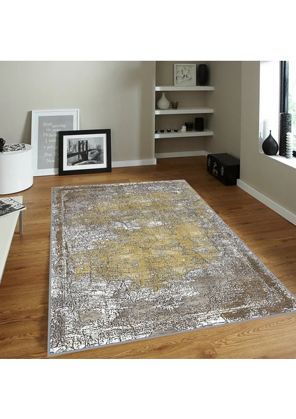 Dijital Baskı Yıkanabilir Kaymaz Taban Salon Halısı Rvg1819