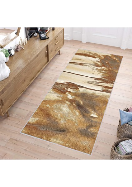 Dijital Baskı Yıkanabilir Kaymaz Taban Salon Halısı Rvg1693