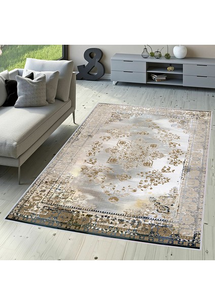 Dijital Baskı Yıkanabilir Kaymaz Taban Salon Halısı Rvg1505-Ht336