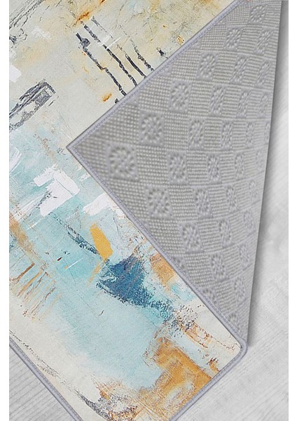 Dijital Baskı Yıkanabilir Kaymaz Taban Salon Halısı Rvg1674 modelleri