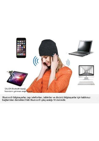Yeni Bluetooth 5.0 Kablosuz Kulaklık Çağrı Müzikli Örme Şapka (Yurt Dışından) fırsatları