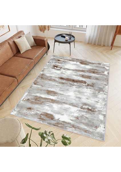 Dijital Baskı Yıkanabilir Kaymaz Taban Salon Halısı Rvg0412