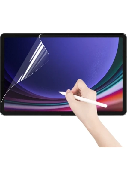 Samsung Galaxy Tab S9 Plus SM-X810 ile Uyumlu Paperlike Kağıt Hissi Yazım Çizim Ekran Koruyucu Film