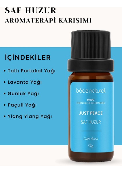 Bade Natural Saf Huzur Aromaterapi Karışımı 10 ml