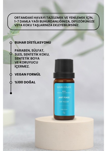 Bade Natural Saf Huzur Aromaterapi Karışımı 10 ml