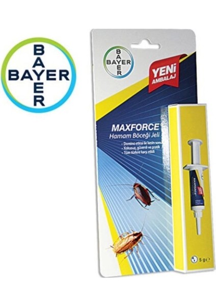 Maxforce Hamam Böceği Jeli 5gr
