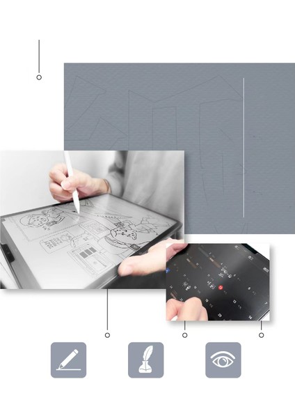 Huawei Mate Pad 11.5' 2023 Uyumlu Kağıt Hisli Mat Paper-Like Ekran Koruyucu