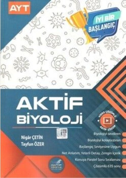 Aktif Öğrenme Yayınları Ayt Aktif Biyoloji 0 Dan Başlayanlara