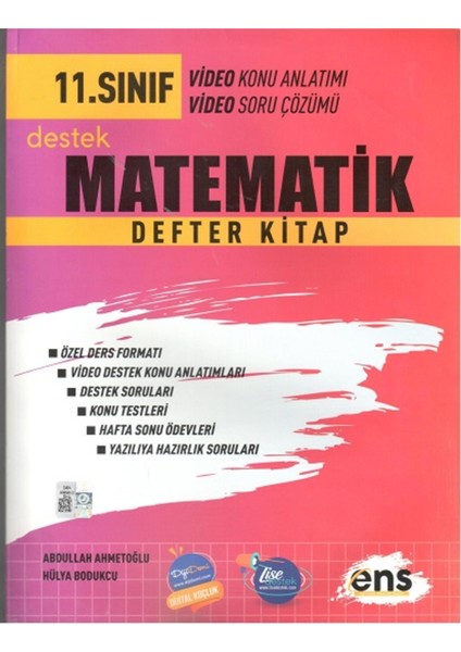 11. Sınıf Matematik Defter Kitap Konu Testleri Destek Soruları 2024