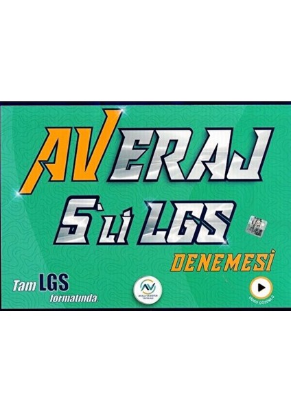 Av Yayınları 8. Sınıf Lgs 5'li Averaj Deneme / Kolektif / Av Yayınları / 9786057034403