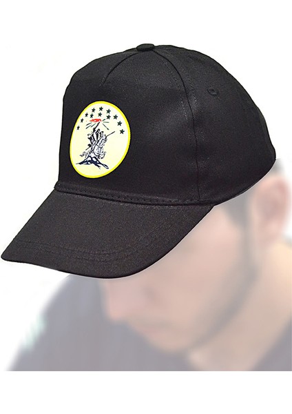 Nart Sosruko Baskılı Siyah Şapka indirimleri