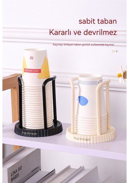 Basit Kağıt Bardak Tutucu Ev Tek Kullanımlık Bardak Düzenleyici (Yurt Dışından) indirimleri
