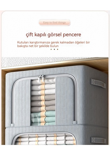 Kızlık ve Erkeklik 66 Litre Oxford Kumaş Saklama Sepeti (Yurt Dışından) modelleri
