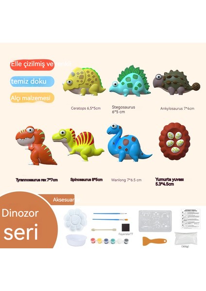 Çocuk Alçı Bebek Boyama Diy Sermaye Seti (Yurt Dışından) fiyatları