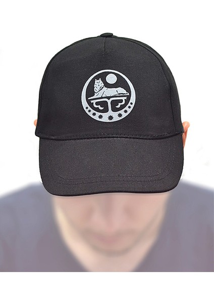 Çeçen Borz Logo Baskılı Siyah Şapka modelleri