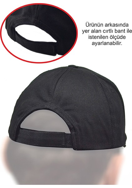 Çeçen Borz Logo Baskılı Siyah Şapka fırsatları