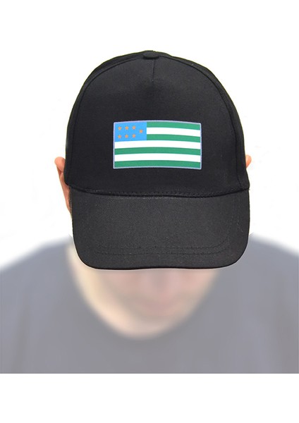 Kuzey Kafkasya Bayrak Baskılı Siyah Şapka modelleri