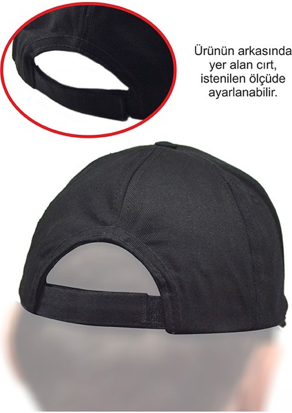 Kuzey Kafkasya Bayrak Baskılı Siyah Şapka fırsatları