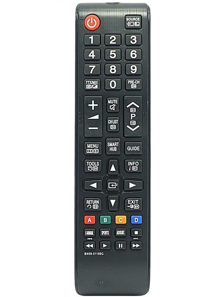 Samsung TÜM MODELLERİNE uyumlu Smart Hub Tuşlu LED Tv Kısa Kumanda modelleri
