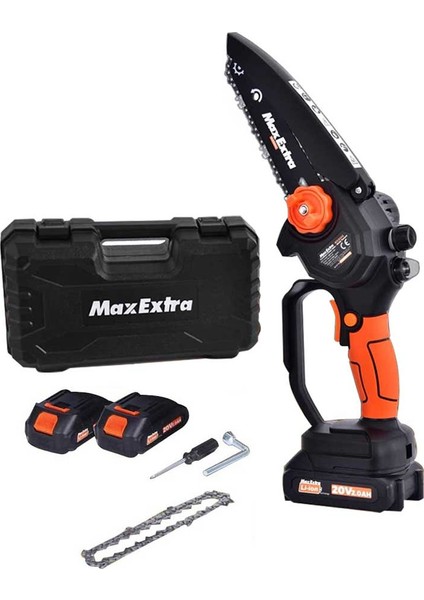 Max Extra MX8006 Çift Akülü Dal Kesme Budama Mini Testere 150 mm