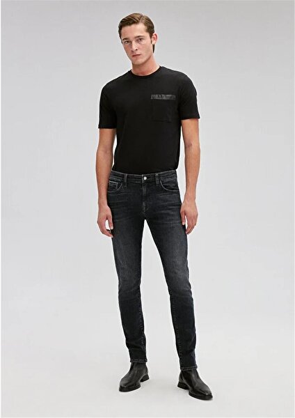 M0042485215 James Pencıl Black Mavi Pro Erkek Skınny Denim Pantolon