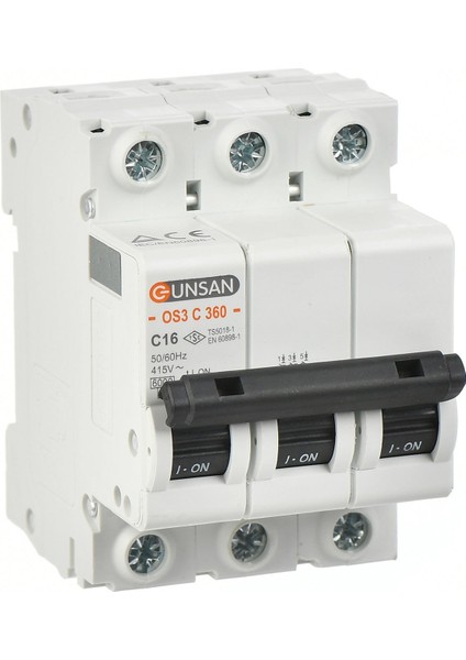 Valta Otomatik Sigorta 3 Kutup 6kA C Tipi 40A