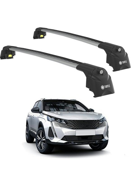 Peugeot 3008 2017-2023 Turtle Air2 Ara Atkı Gri