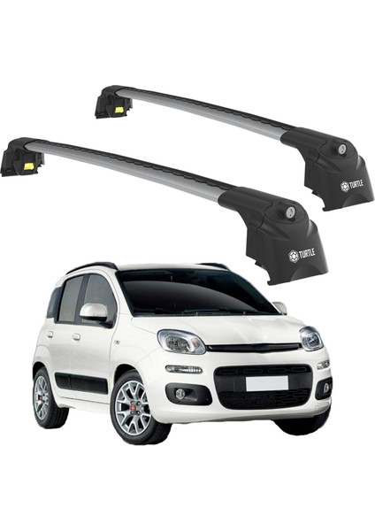 Fiat Panda (319) 2012-2023 Turtle Air2 Ara Atkı Gri